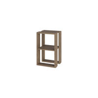 NACHTTISCH Lonie Dunkle Eiche 34/30/55 cm - Dunkelbraun, Holzwerkstoff (34/55/30cm) - Decortie