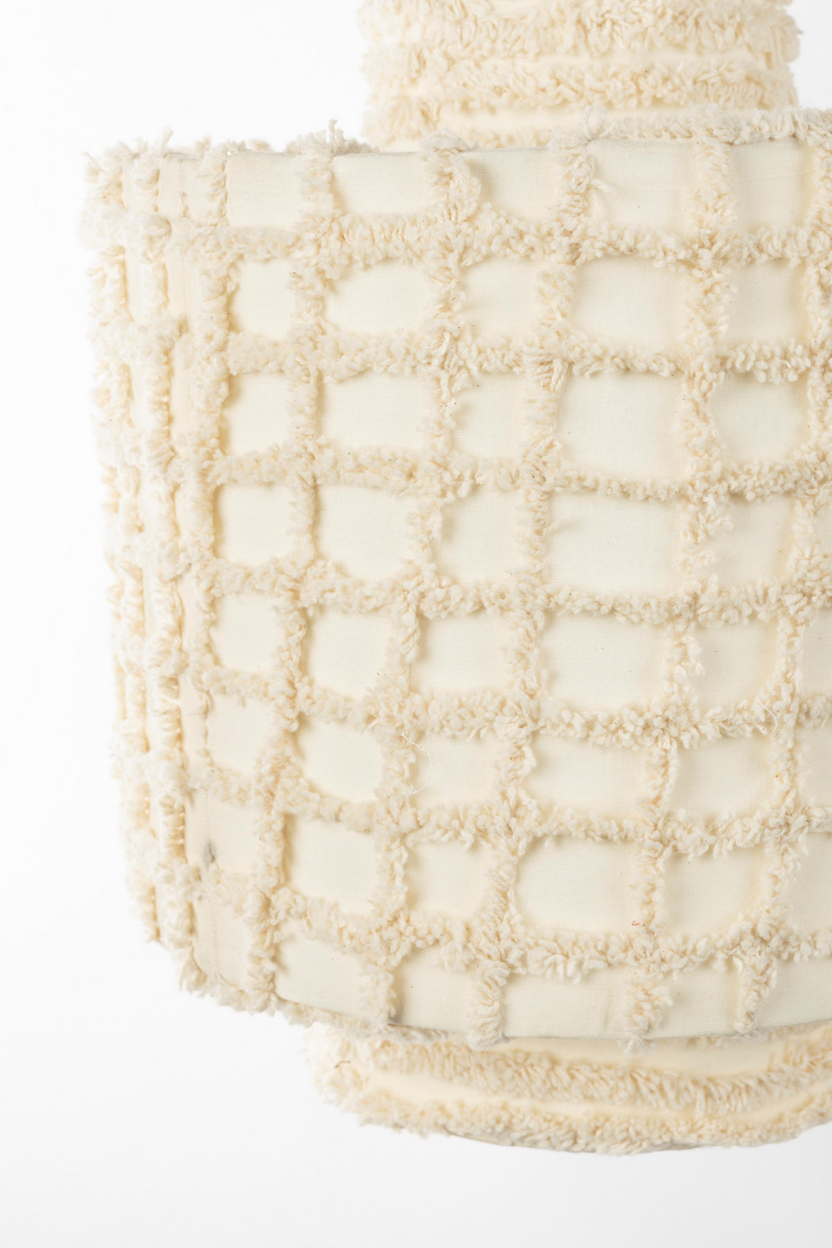 HÄNGELAMPE Arjun - Beige - 25/25/30 cm - Beige, Textil (25/25/30cm)