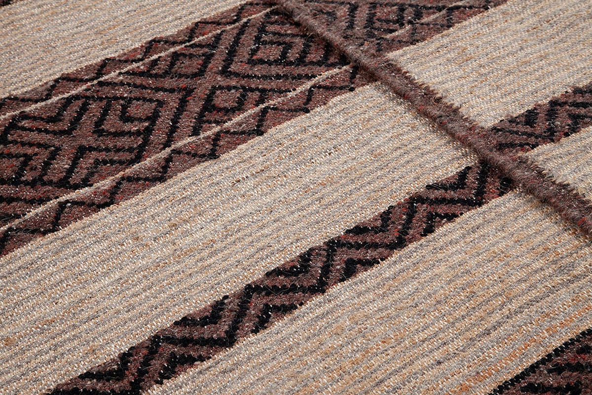 TEPPICH Flachgewebe SENSO Braun 160x230 cm - Braun, Naturmaterialien (160/230cm) - Novatrend