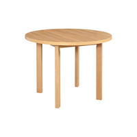 ESSTISCH Poli 2, 100 cm, grandson - Birkefarben, Holz (100/100/76cm) - Leaf Design