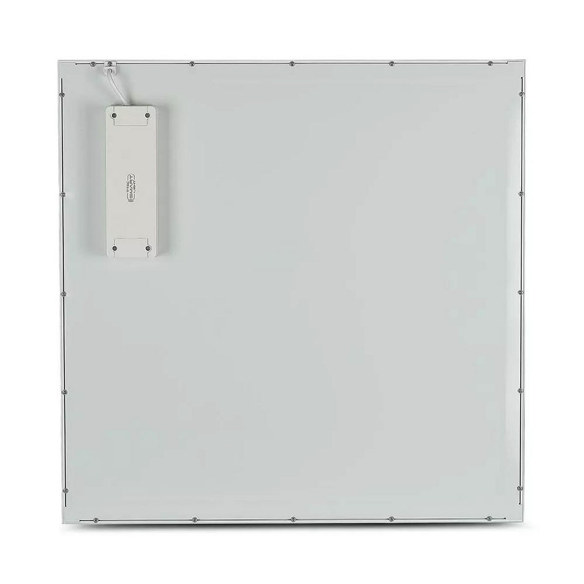 LED PANEL Weiß 59,5 cm Smart Steuerung - Weiß, Kunststoff/Metall (59.5/59.5/6.5cm)