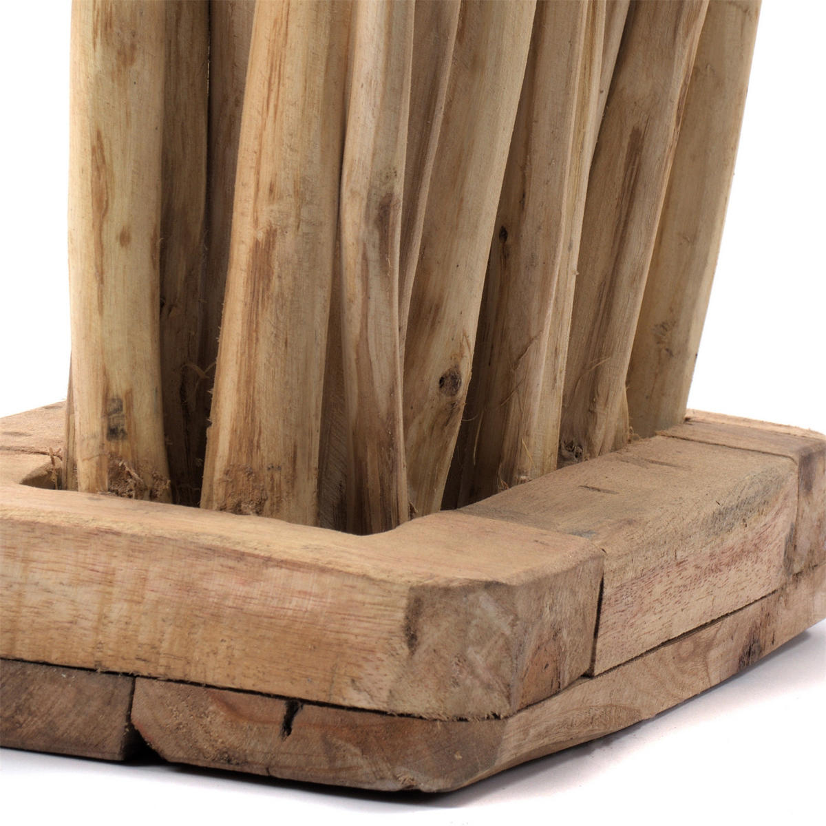 RAUMTEILER Botanic Teak Holz naturfarben - Naturfarben, Holz (40/170/20cm) - DESIGN DELIGHTS