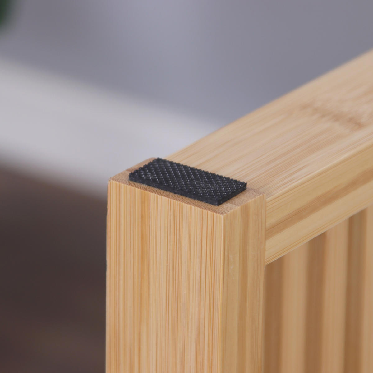 SITZBANK - Hellbraun, Holz/Textil (90/43/33cm) - Relaxdays