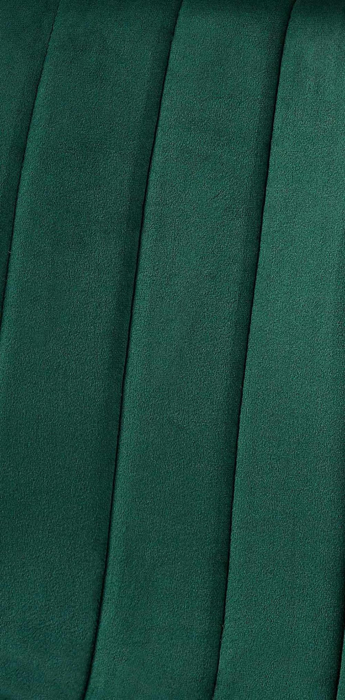 STUHL Samt Grün - Schwarz/Grün, Textil/Metall (45/88/53cm) - CLP