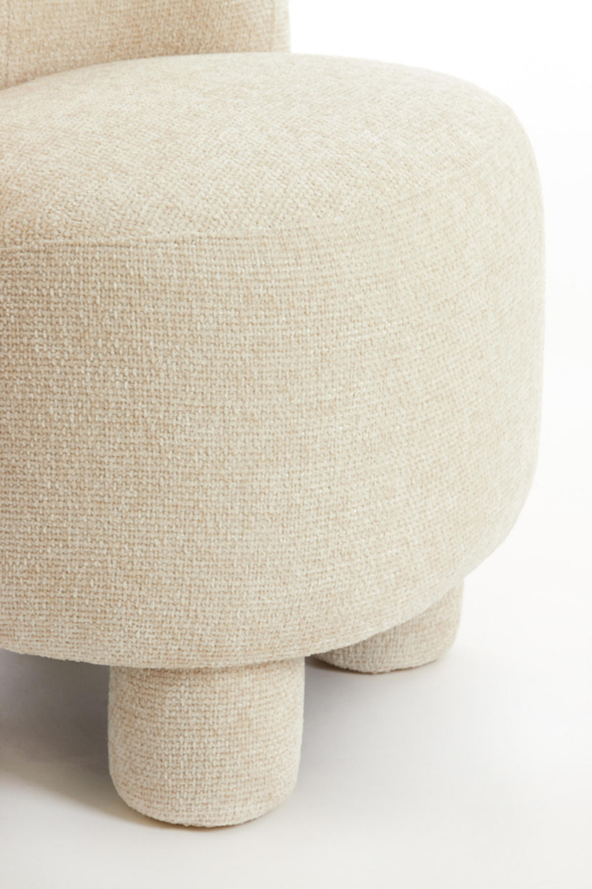 SESSEL Kamova Weiß 65/65/78 cm - Weiß, Holz (65/78/65cm) - Light & Living