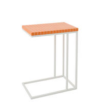 BEISTELLTISCH RECHTECKIG Orange - Orange, Metall (47.5/29.5/60.5cm) - J-Line