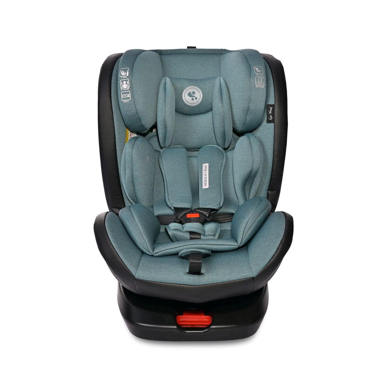 KINDERSITZ i-Size Nebula grün (40-150cm) Isofix, 360° drehbar, verstellbar - Mintgrün, Kunststoff (46/82/53cm) - Lorelli