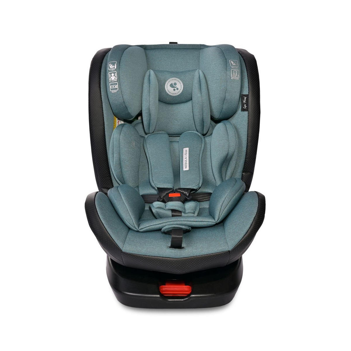 KINDERSITZ i-Size Nebula grün (40-150cm) Isofix, 360° drehbar, verstellbar - Mintgrün, Kunststoff (46/82/53cm) - Lorelli