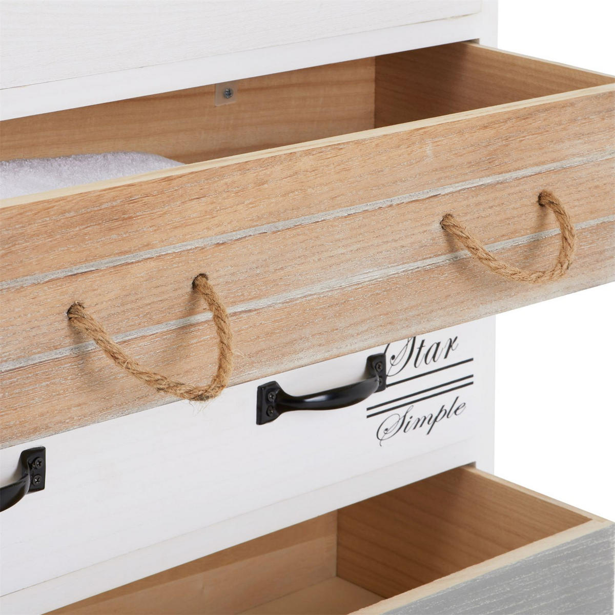 KOMMODE SALVA weiß - Weiß, Holz (58/63/27cm) - CARO-Möbel