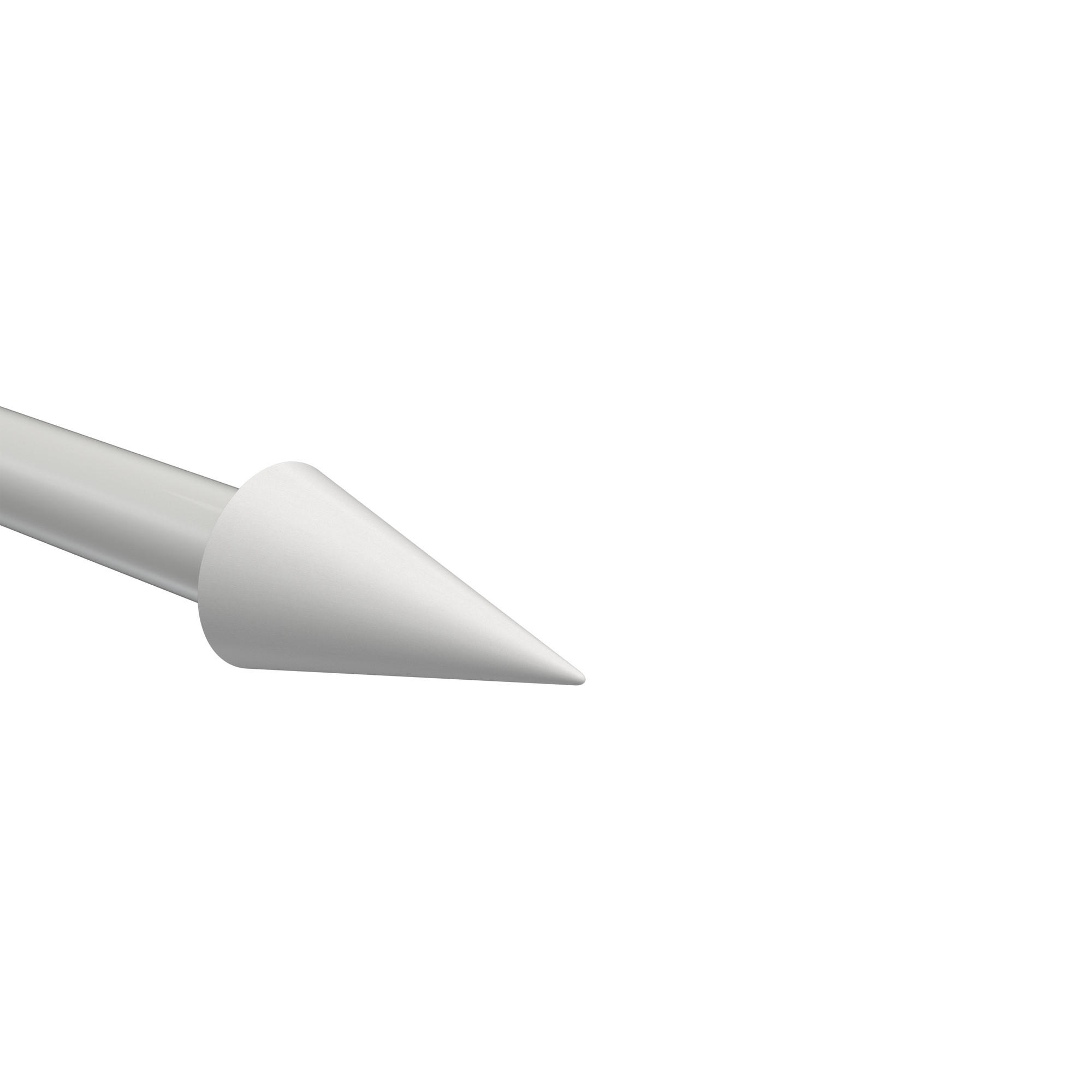 Thumbnail - Interdeco Endstücke, Weiß, Holz, 6x3.5x3.5 cm, Wohntextilien, Gardinen & Vorhänge, Vorhangzubehör