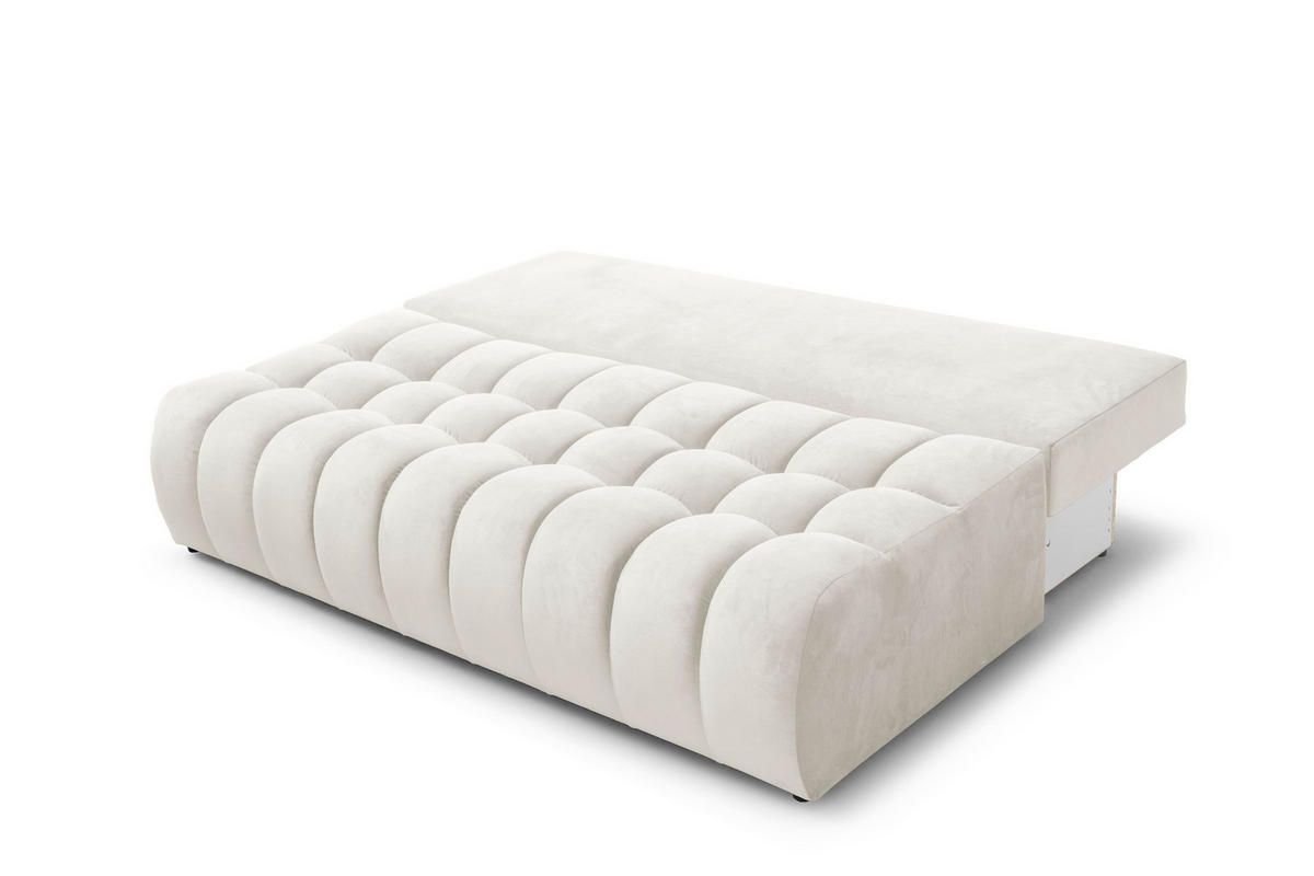 SOFA 200 cm in Weiß - Weiß, Textil (200/92/115cm) - Home Collective