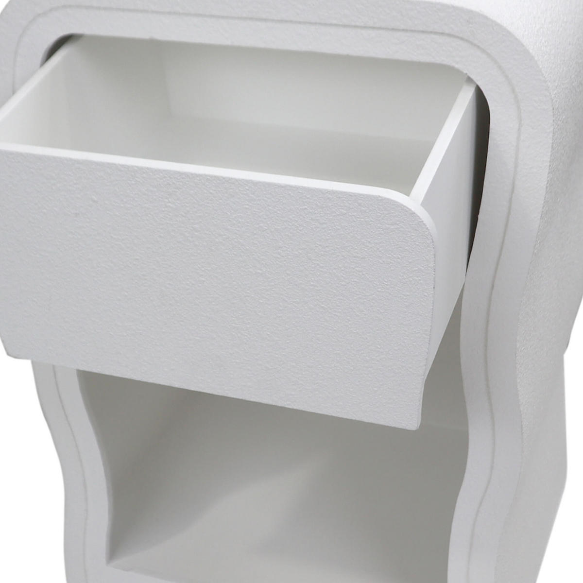 NACHTTISCH Edelweiss 40/30/55 cm - Weiß, Holzwerkstoff (40/55/30cm) - Mobili Rebecca