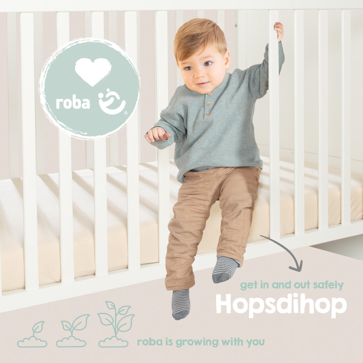 KOMBI-KINDERBETT 70 x 140 cm Lumo - Weiß, Holz - Roba