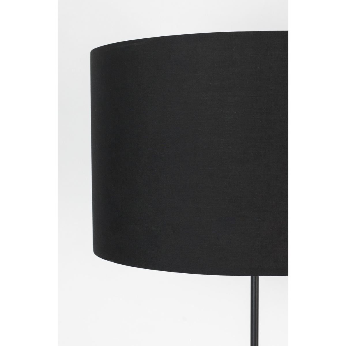 STEHLAMPE Lesley Schwarz - Schwarz, Metall (58/58/153cm) - Zuiver