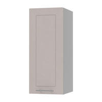 KÜCHENHÄNGESCHRANK Kvantum W2/30 Grau / Kaschmir Matt 30 / 32,5 / 72cm - Kaschmir/Grau, Holz/Holzwerkstoff (30/72/32.5cm) - Feldmann-Wohnen