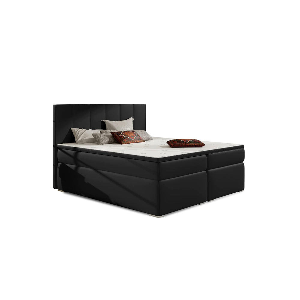 Best For Home Boxbett Dunkelgrau 160x200 cm
