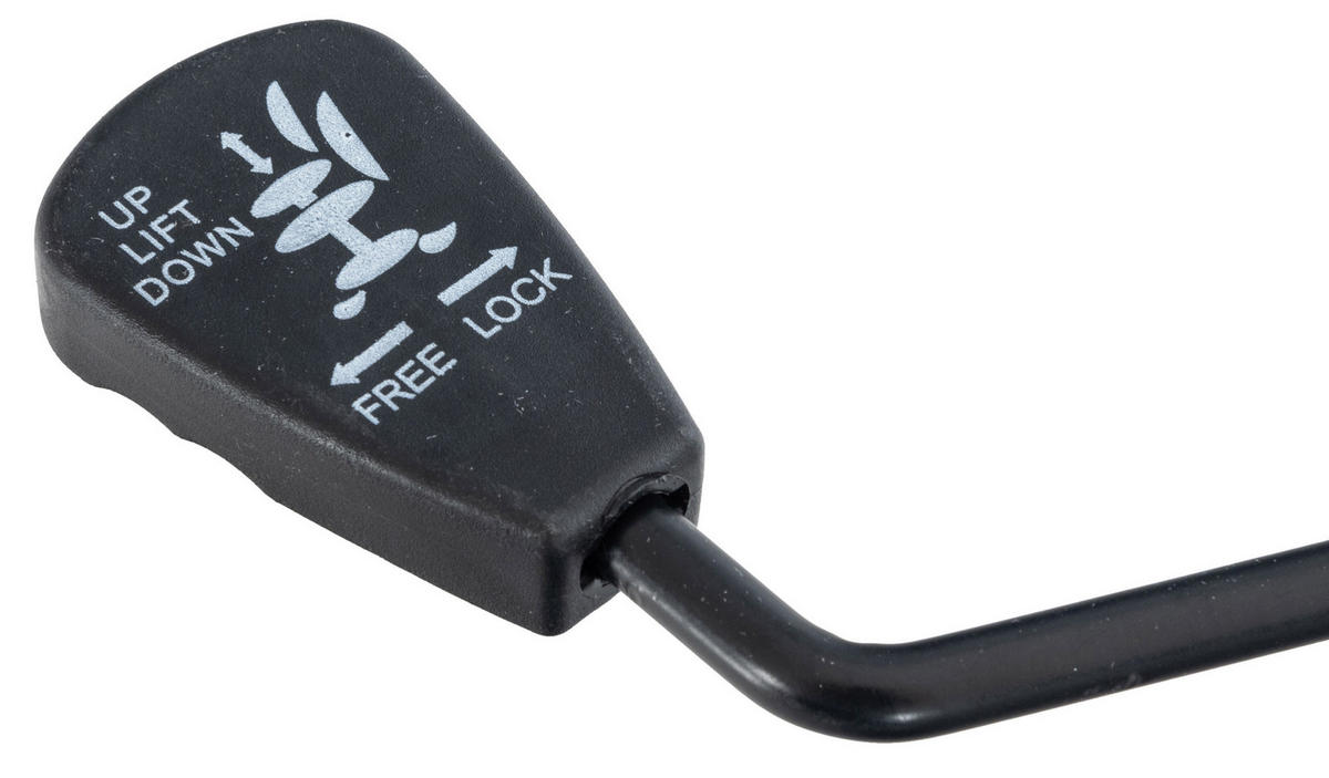 DREHSTUHL Metall schwarz - Schwarz, Metall (17.5/12/28cm) - CLP
