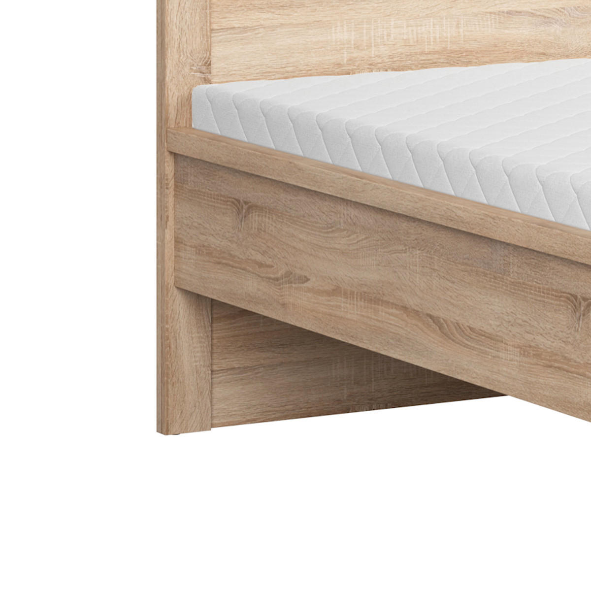 BETT 160/200 Soren Holz - Braun, Holzwerkstoff (160/200cm) - Petits-meubles