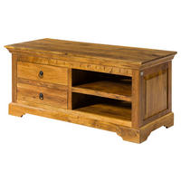 TV-BOARD Akazie 115x48x50 honig lackiert OXFORD #0317 - Braun, Holz (115/50/48cm) - Massivmoebel24