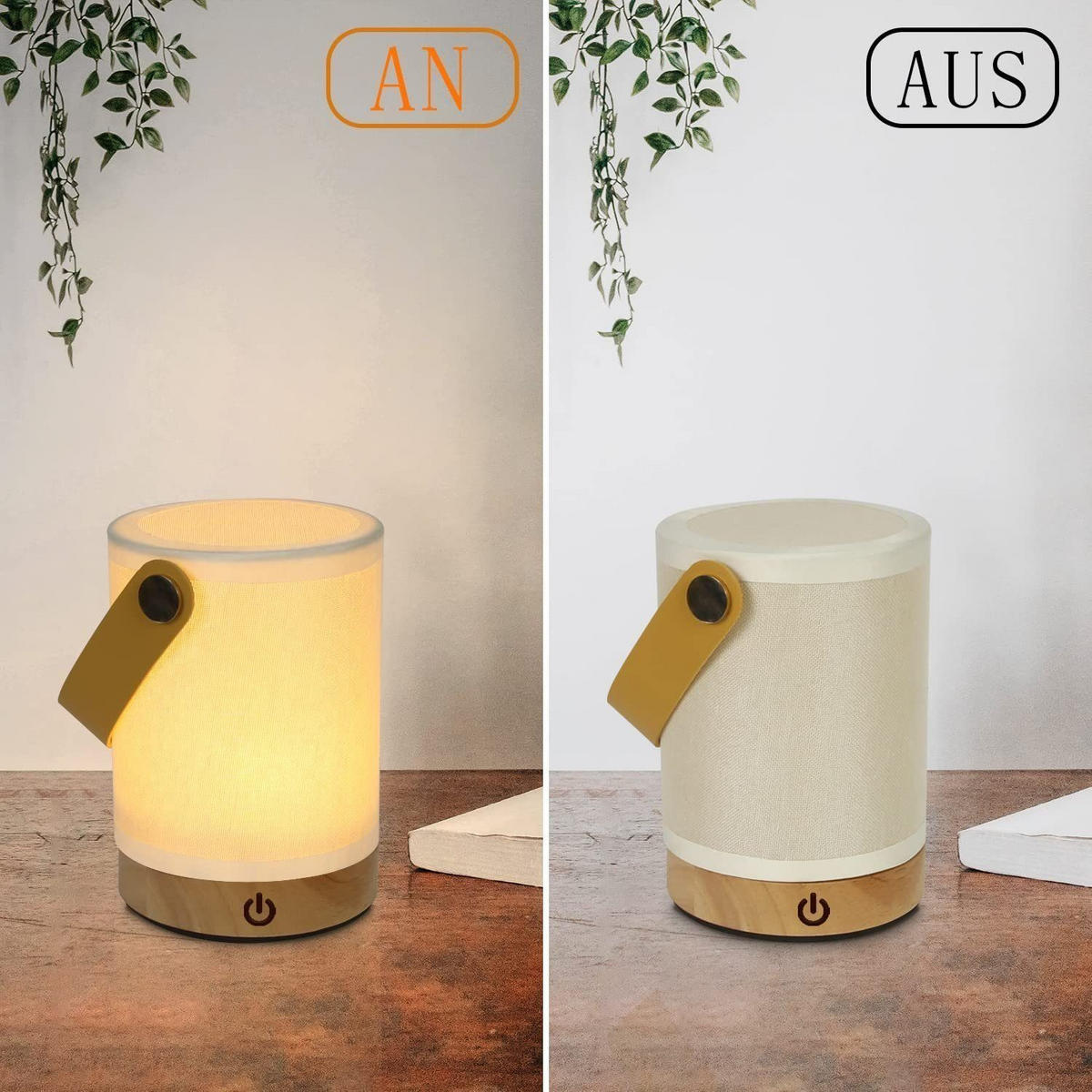 LED-TISCHLEUCHTE Handtasche 10/10/15 cm - Weiß, Holz (10/10/15cm) - Nettlife