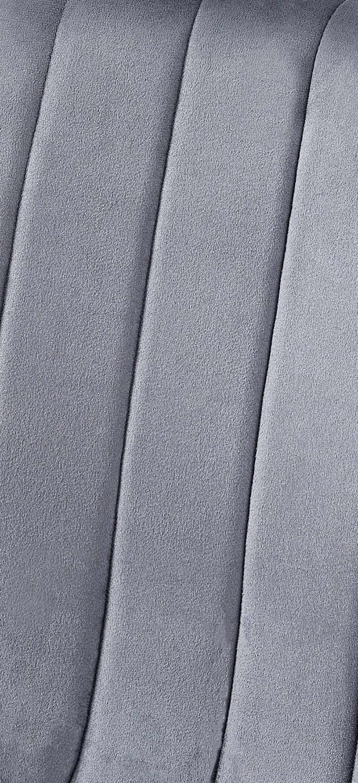 STUHL Samt Dunkelgrau - Dunkelgrau/Schwarz, Textil/Metall (45/88/53cm) - CLP