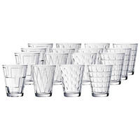 WASSERGLÄSER Dressed Up transparent 310 ml 16er Set - Transparent, Glas (0.31L) - Villeroy & Boch