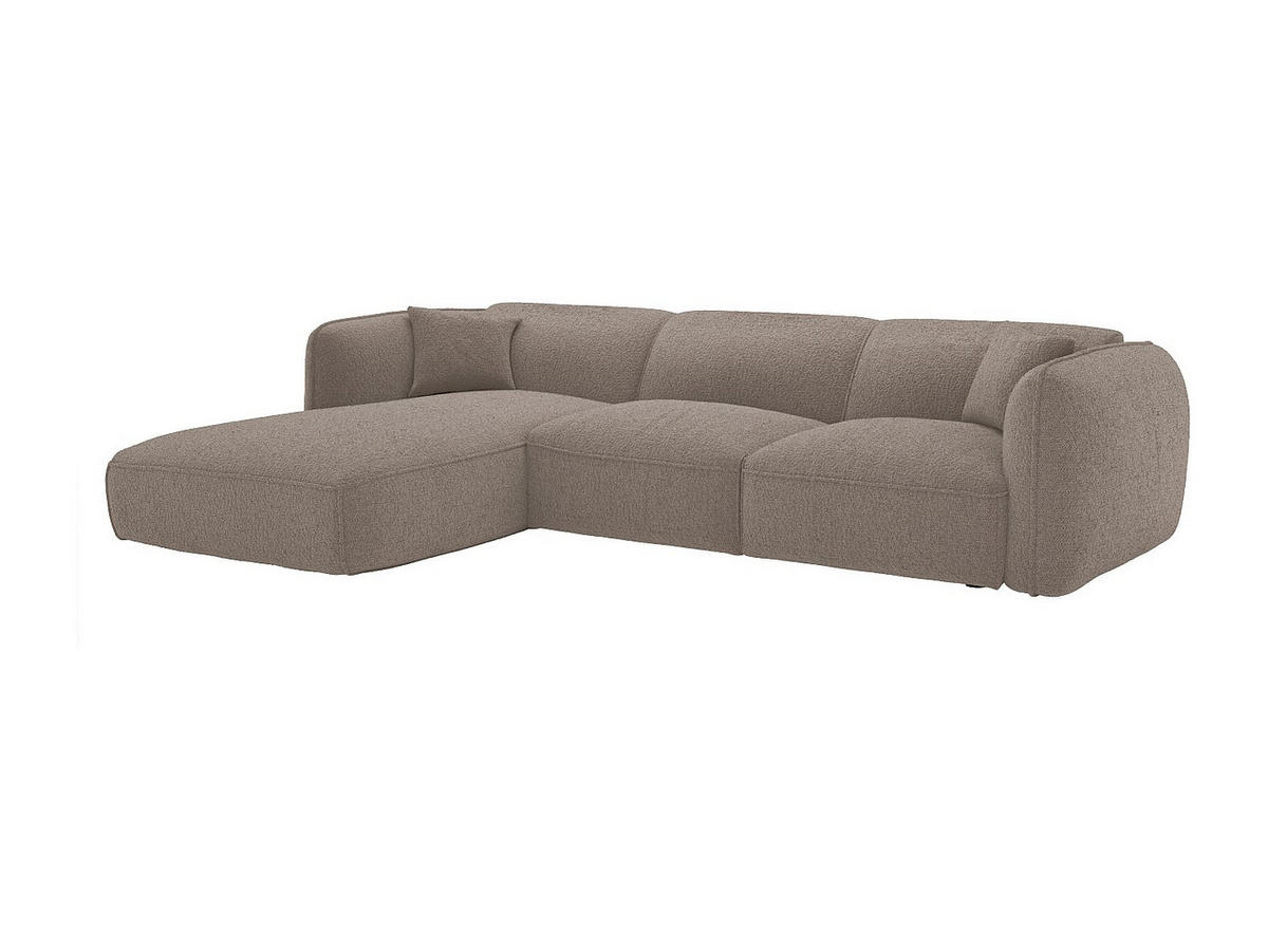 SOFA - 5 Personen - stoff - taupe Camilio - Taupe, Textil (272/165cm) - Vente-Unique