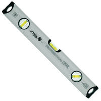 WASSERWAAGE 400 mm mit 3 Liebellen (40cm) - Multicolor, Metall (40/2/4cm) - TRIZERATOP
