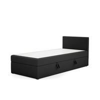 BOXBETT Verdig Mini Basic 80x200 Schwarz Rechts - Schwarz, Holz (80/200cm) - Fedve