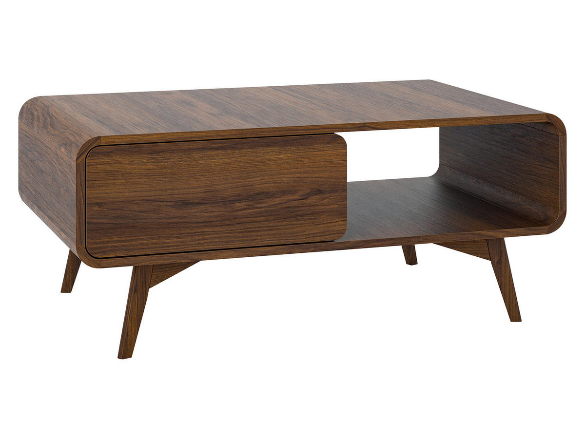 COUCHTISCH Helion L108 - Nussbaumfarben, Holz/Holzwerkstoff (108/65/45cm) - MIRJAN24