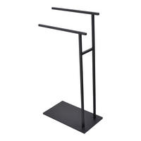 HANDTUCHSTÄNDER Yin Schwarz - Schwarz, Metall (43/85/24cm) - LOFT42