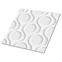 FLIESENAUFKLEBER 9 Stück 30x30 cm selbstklebend Moderner Stil - Grau, Textil (30/1.6/30cm) - TULUP