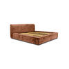 POLSTERBETT aus Polstermaterial Polopos 140x200 cm, Braun - Braun, Textil (140/200cm) - Meblito
