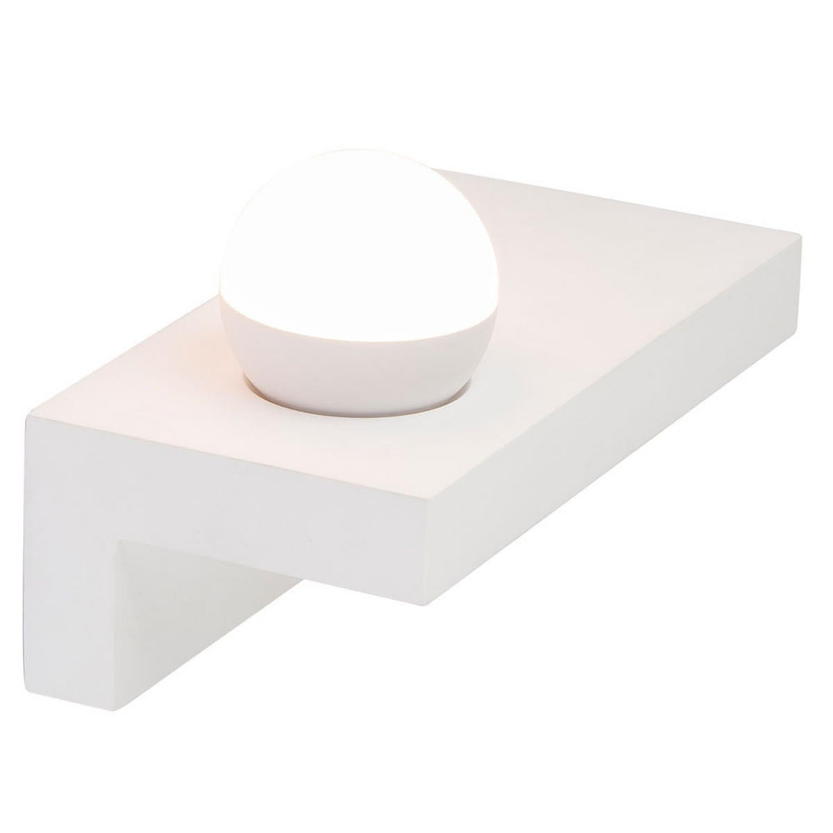 LED WANDLEUCHTE Metall Weiß - Weiß, Metall (30/17.5/15cm) - Globo Lighting