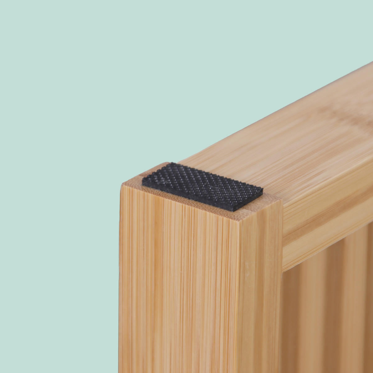 SITZBANK - Hellbraun, Holz/Textil (45/43/33cm) - Relaxdays