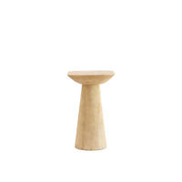 BEISTELLTISCH Dego Braun Ø33/53 cm - Braun, Holz (33/33/53cm) - Light & Living