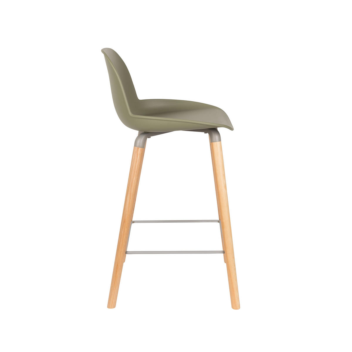 BARHOCKER Albert Kuip Rückenlehne 65 cm Grün - 2 er Set - Grün, Kunststoff (45/89/47.5cm) - Zuiver