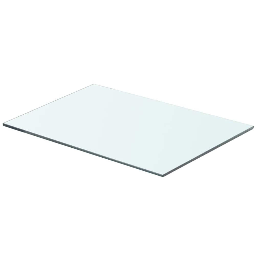 REGALBODEN Glas Transparent 50/30 Cm - Transparent, Glas (30/0.8/50cm) - vidaXL