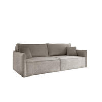 SCHLAFSOFA Lagos - Beige, Holzwerkstoff/Textil (221/70/105cm) - Fun Möbel