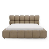 POLSTERBETT Modo 200x200 Bouclé-Stoff Braun - Braun, Textil (200/200cm) - Graingold