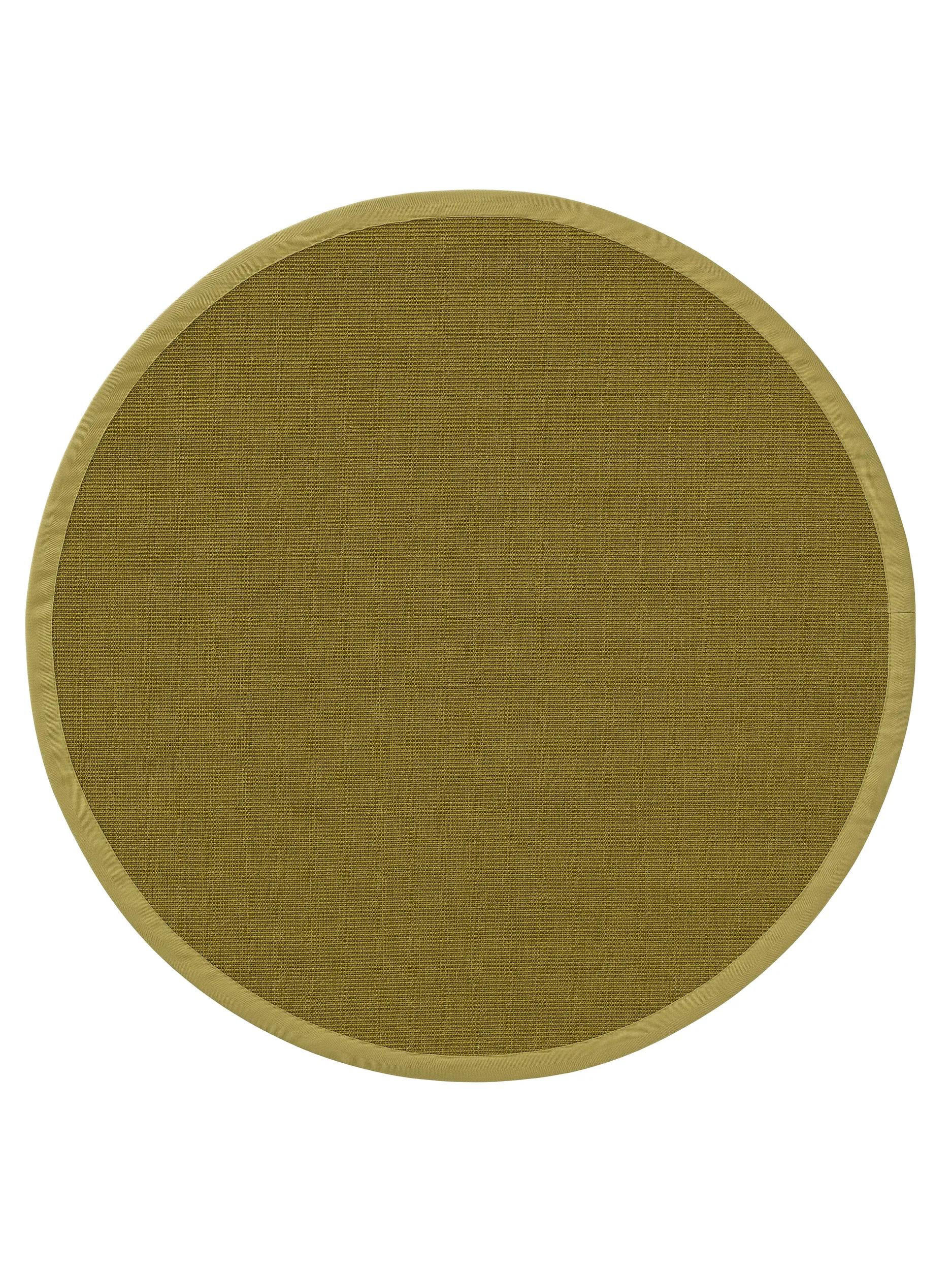 SISALTEPPICH Sana Grün ø 250 cm rund - Grün, Textil (250/250cm) - benuta Nest
