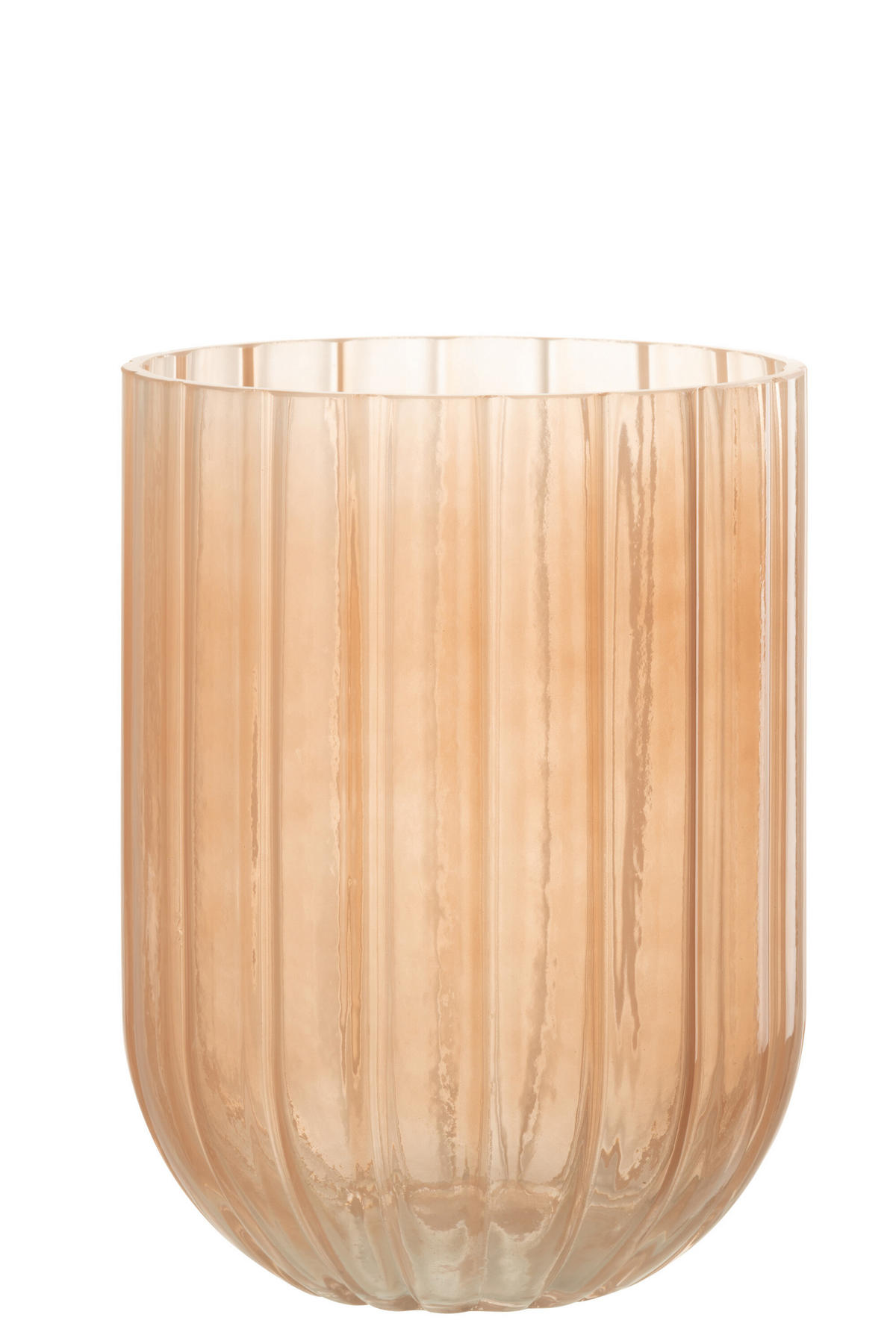 VASE YONI - Glas - Rosa - M - Ø 15 cm - Pink, Glas (20.5cm) - J-Line