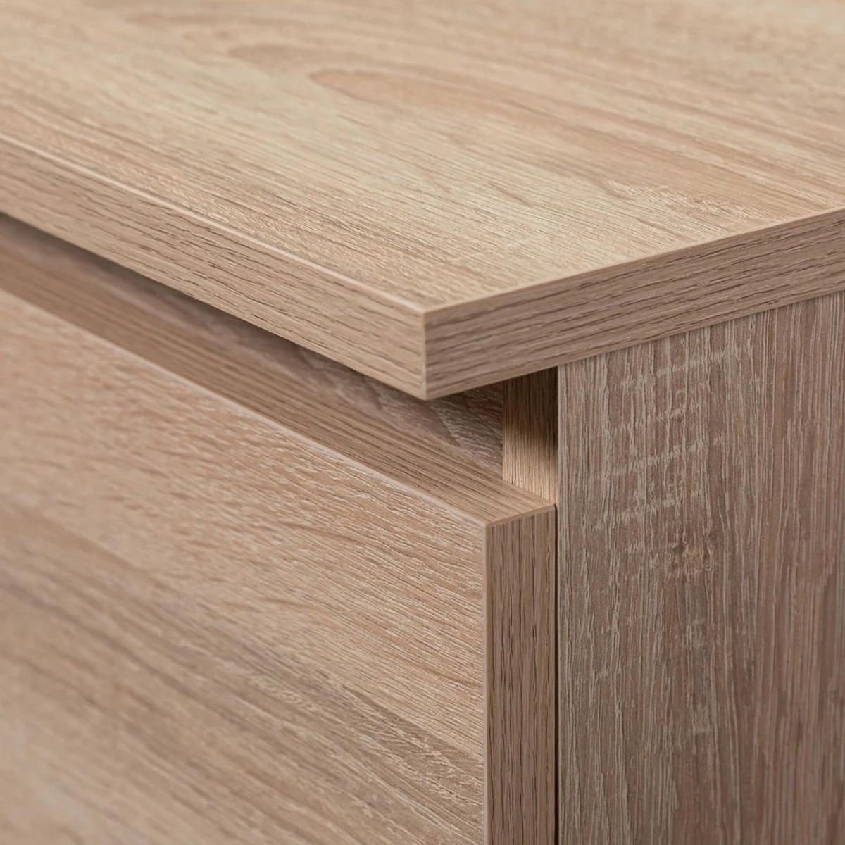STOJANOVÁ POLIČKA Dub Sonoma 180/80/35 - Sonoma dub, kompozitní dřevo (80/180/35cm) - RAUMHIRSCH FURNITURE