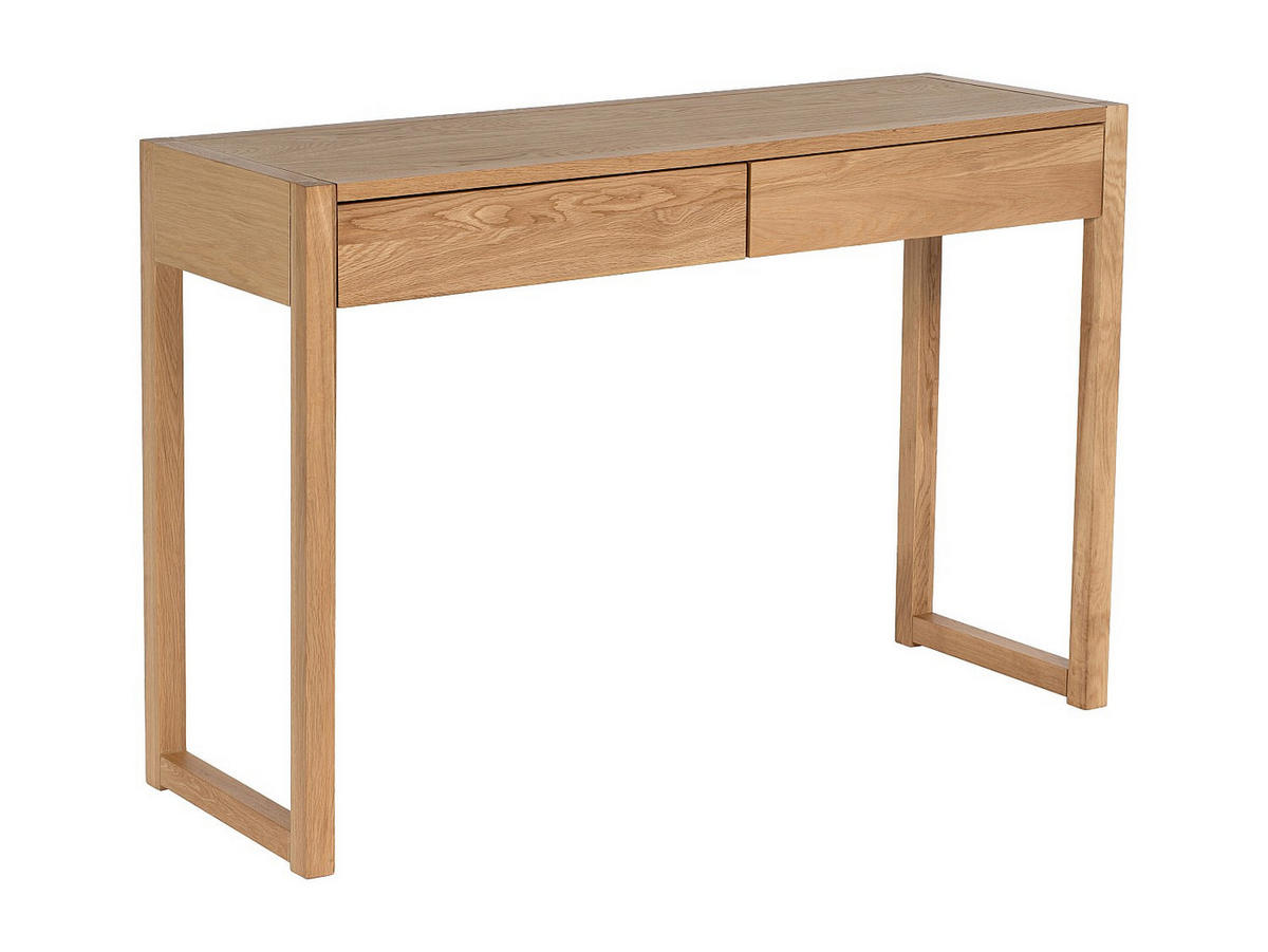 KONSOLENSCHREIBTISCH - 120 cm x 40 cm - holz - naturfarben hell Nelizar - Naturfarben, Holz (40/80/120cm) - Vente-Unique