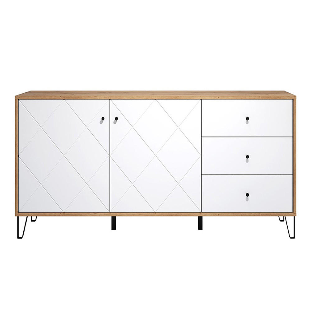 SIDEBOARD Touch Weiß - Weiß, Holzwerkstoff (183/76/40cm) - Trendteam