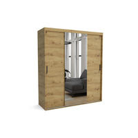 KLEIDERSCHRANK MAT A Braun 260x60x205 cm - Braun, Holzwerkstoff (260/205/60cm) - FURNLUX