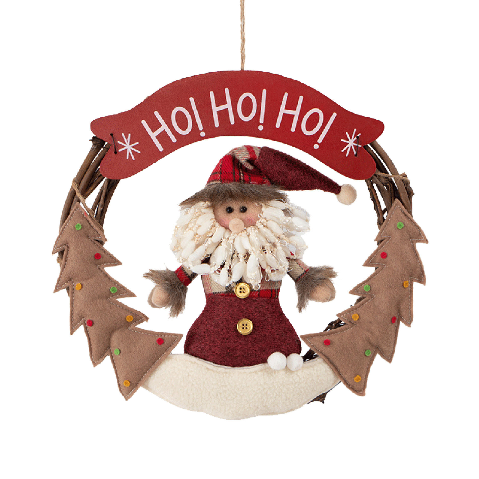 Mobili Rebecca Weihnachtsgirlande Mehrfarbig 4x32x34 cm