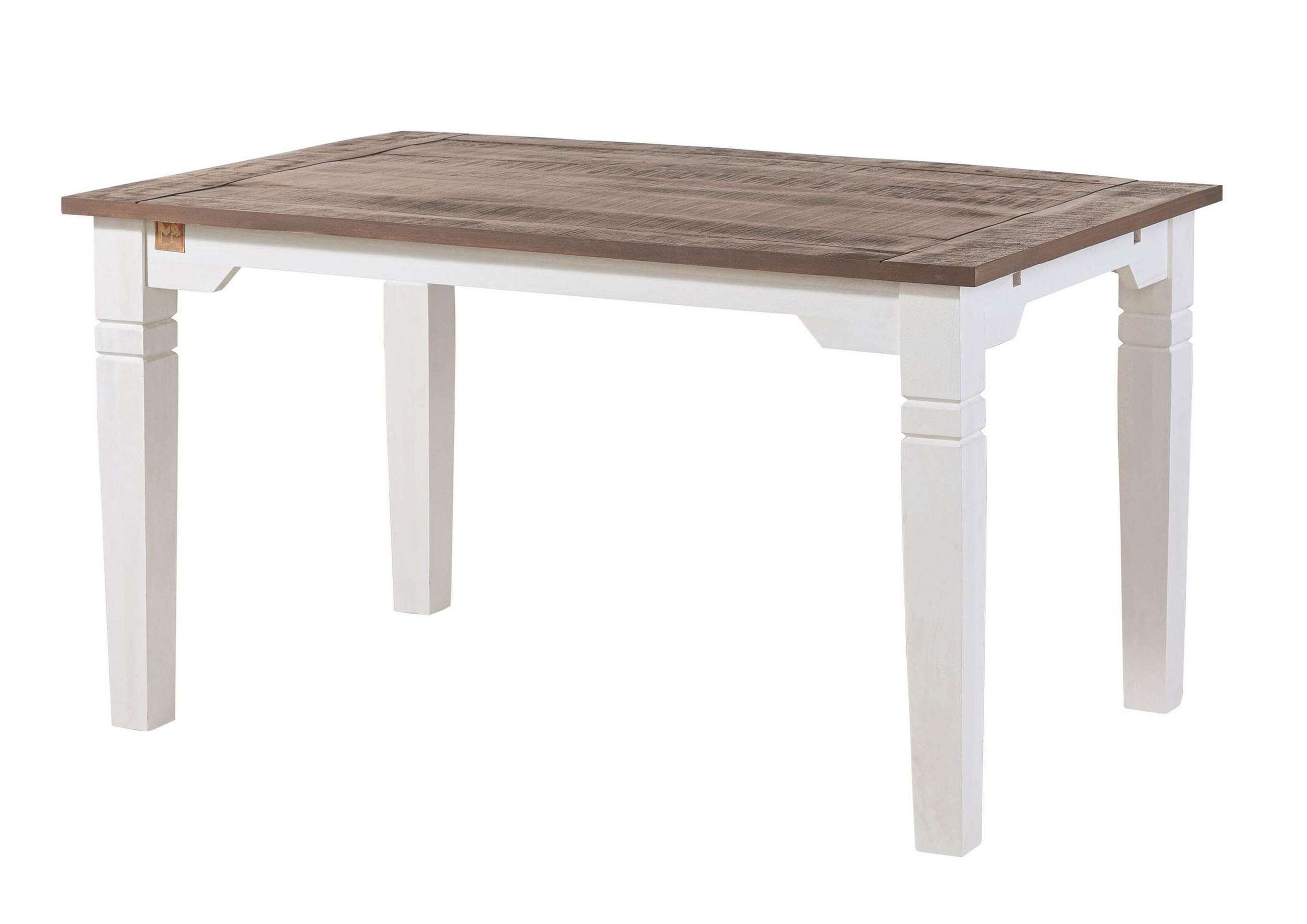 ESSTISCH Mango verlängerbar 140-220x90x76 weiß lackiert TOULOUSE #114 - Weiß, Holz (140/90/76cm) - Massivmoebel24