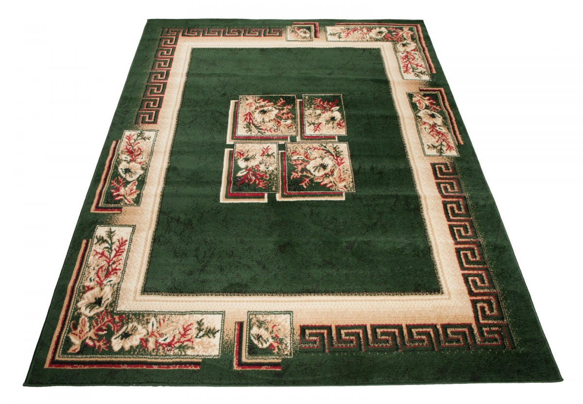 TEPPICH ATLAS Grün Beige 160/220 cm - Beige/Grün, Textil (160/220cm) - Tapiso