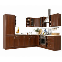ECKKÜCHE 310 x 250 cm – Sycylia K11-G310 – in Milano Nussbaum / Matt - Silberfarben/Nussbaumfarben, Holz/Metall (310/212/58cm) - ROYAL24_MARKT